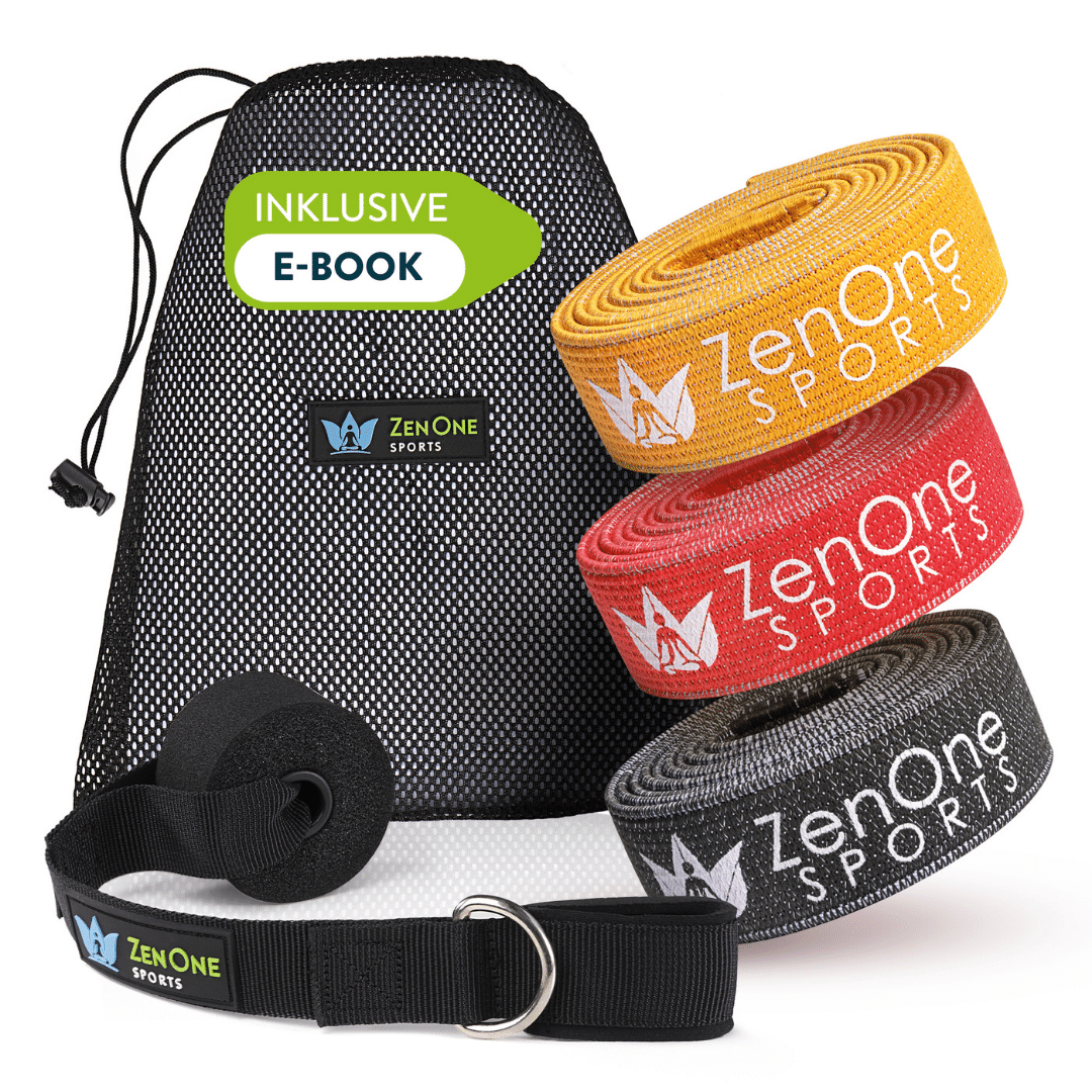 ZenBands Power Stoff Bundle – Widerstandsbänder Set 104 cm