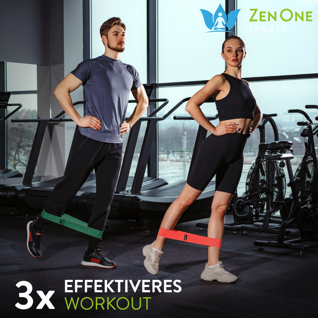 ZenLoops Mini Bands 5er Set – Anwendung beim Training