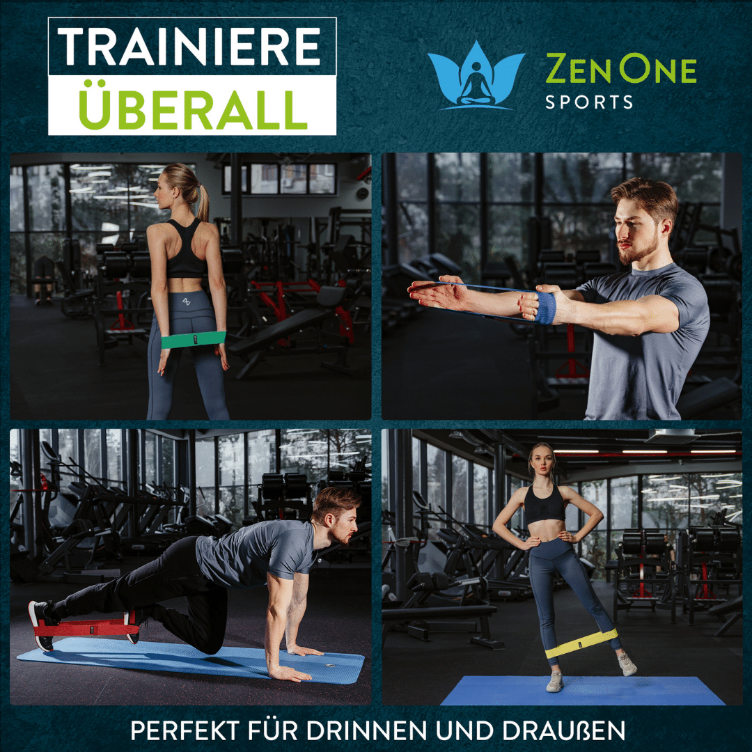 ZenLoops Mini Bands 5er Set – Anwendung beim Training (3)