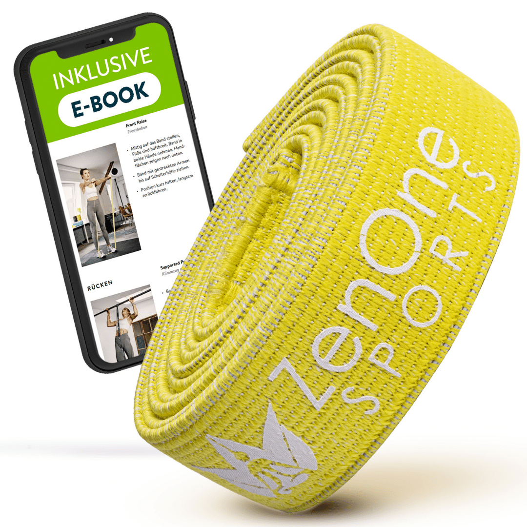 ZenBands Power Stoff Widerstandsband 104 cm – Klimmzugband (6 Stärken)