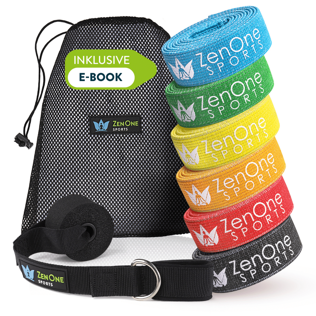 ZenBands Power Stoff Bundle – Widerstandsbänder Set 104 cm