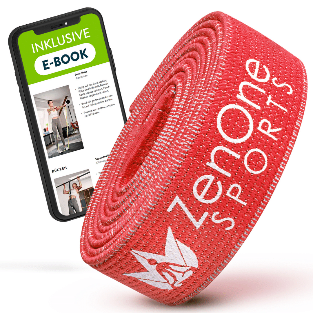 ZenBands Power Stoff Widerstandsband 104 cm – Klimmzugband (6 Stärken)