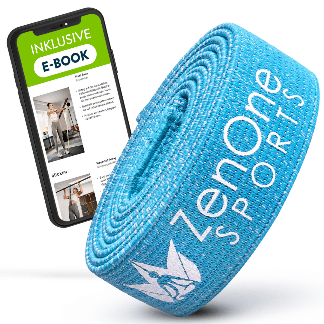 ZenBands Power Stoff Widerstandsband 104 cm – Klimmzugband (6 Stärken)