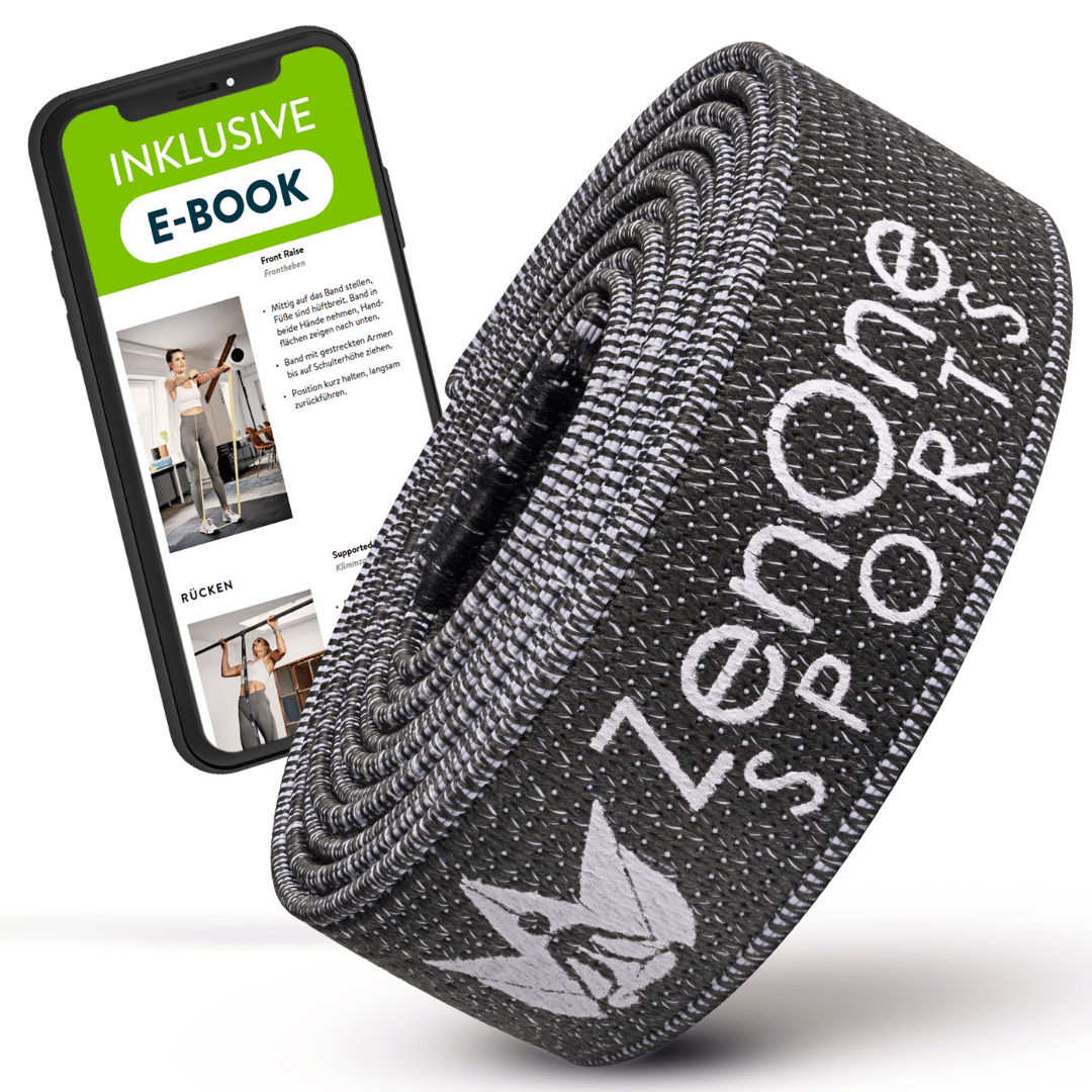 ZenBands Power Stoff Widerstandsband 104 cm – Klimmzugband (6 Stärken)
