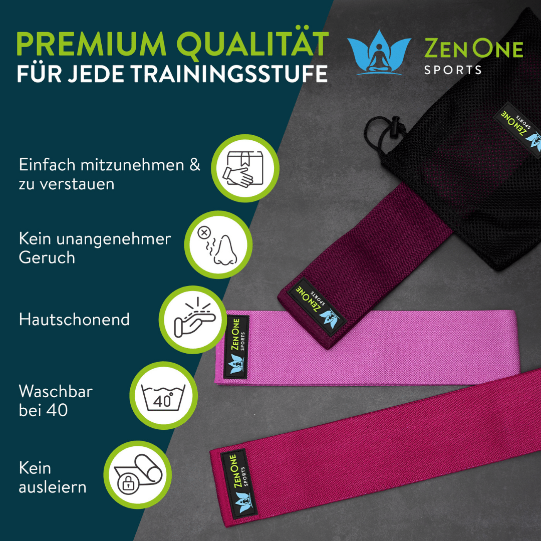 ZenLoops Hip Bands 3er Set – Vorteile im Überblick (3)